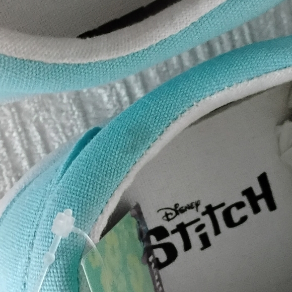 Disney Stitch Kids Shoes -size 5  Blue Stitch And Angel - Picture 12 of 14